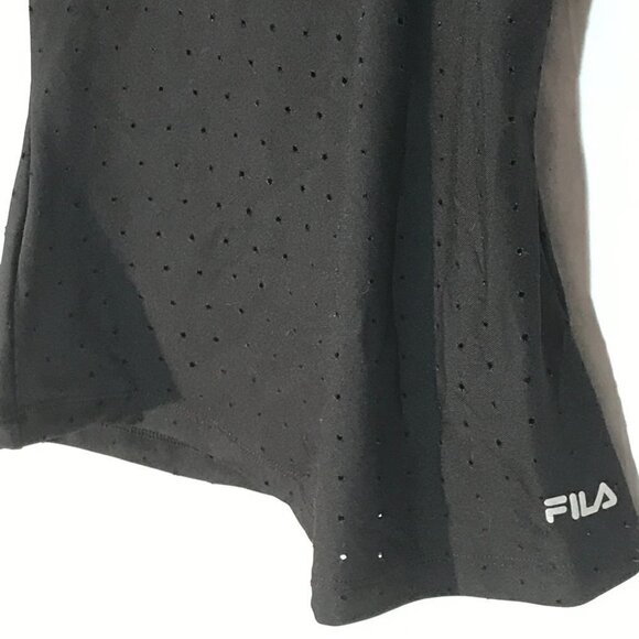 FILA Pink Black Jersey Women Tank Top Athletic Activewear Yoga Workout Top XS - Picture 3 of 7